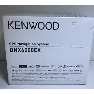 Kenwood DNX 6000 EX Multimedia GPS Navigation System DVD/CD Bluetooth Open Box